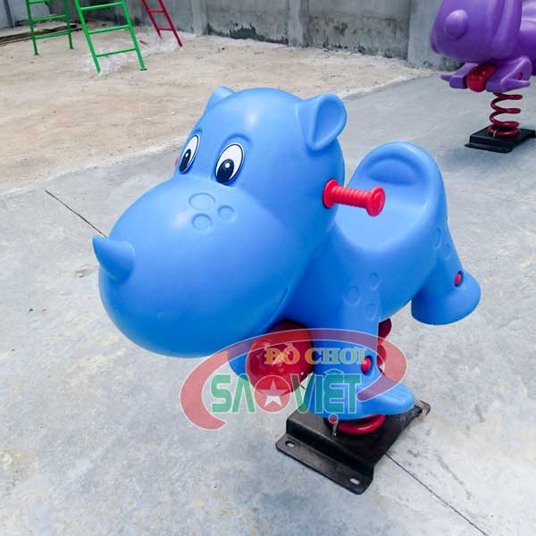 [HÀNG CHÍNH HÃNG] Thú nhún cho bé mầm non con Tê Giác S12N42