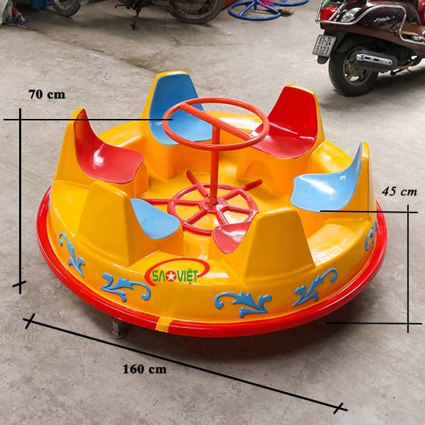 [HÀNG CHÍNH HÃNG] Đu quay mâm 6 ghế cho bé S06V17