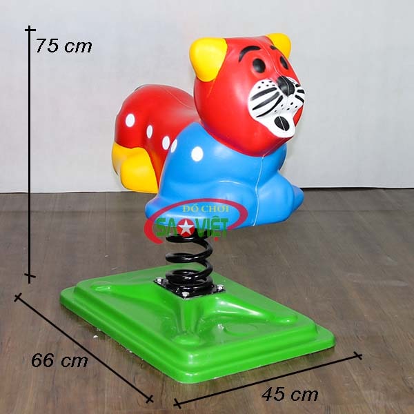 [HÀNG CHÍNH HÃNG] Thú nhún lò xo con Báo S12V05