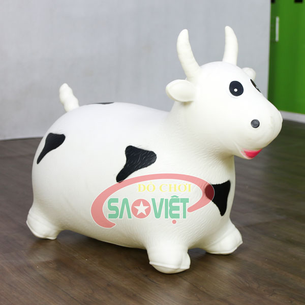 [HÀNG CHÍNH HÃNG] Thú nhún bơm hơi động vật cho bé mầm non S12V30