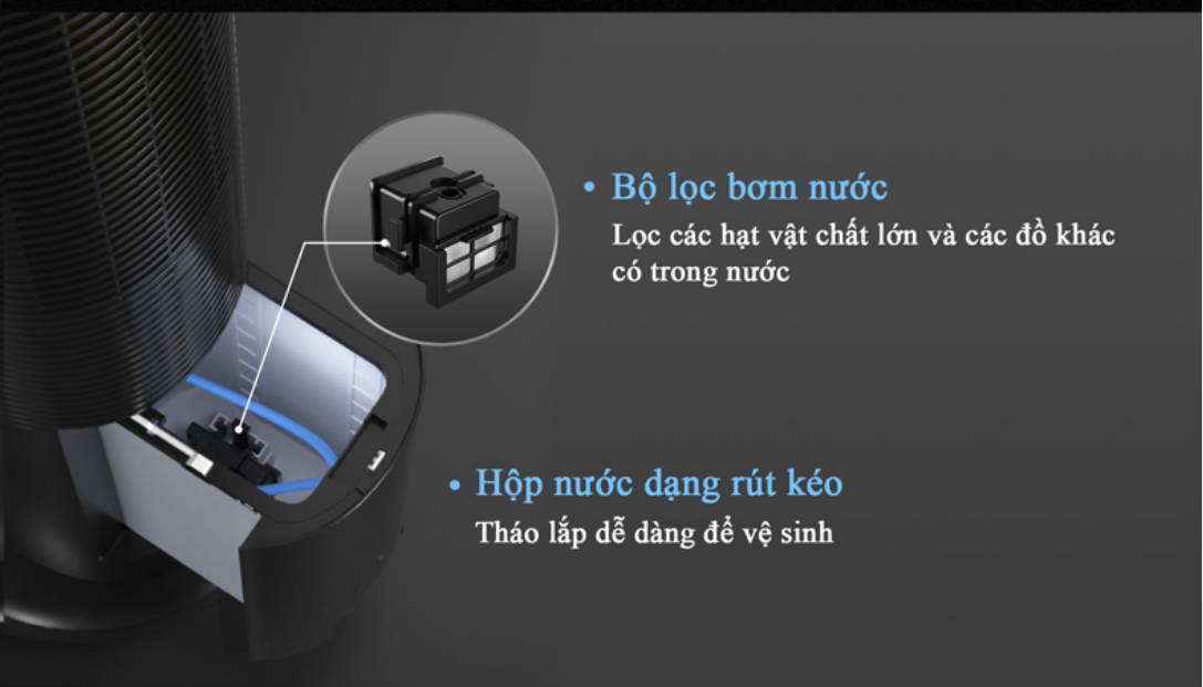 [HÀNG CHÍNH HÃNG] Quạt Tháp Hơi Nước Tiross TS9177