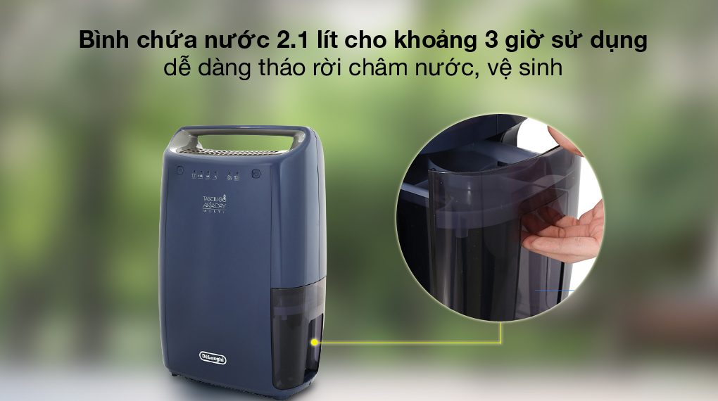 [HÀNG CHÍNH HÃNG] Máy hút ẩm De'Longhi DEX216F