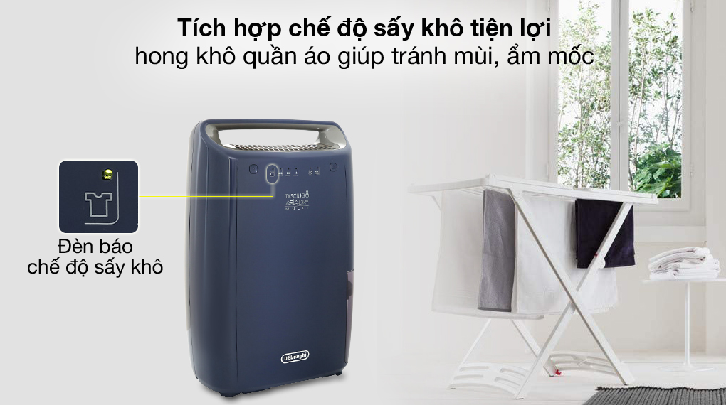 [HÀNG CHÍNH HÃNG] Máy hút ẩm De'Longhi DEX216F