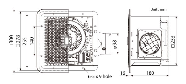 [CHÍNH HÃNG] Quạt hút âm trần Panasonic FV-24CURV1