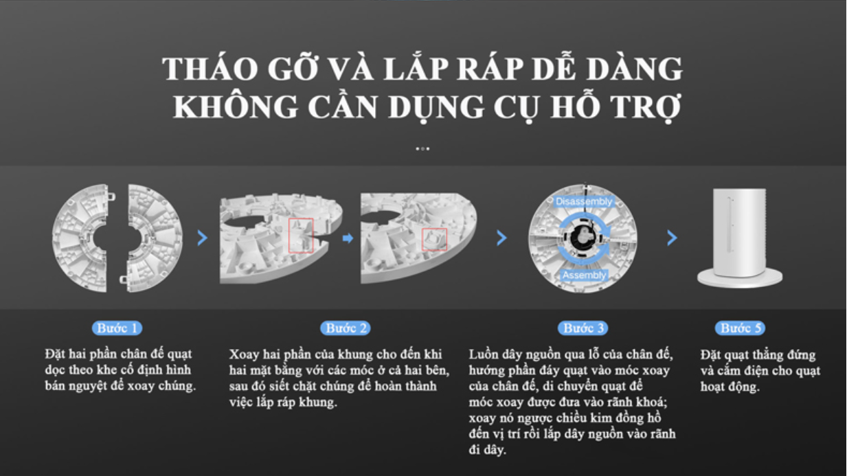 [HÀNG CHÍNH HÃNG] Quạt Tháp Hơi Nước Tiross TS9177