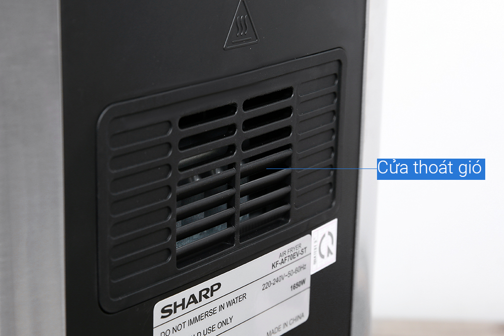 [HÀNG CHÍNH HÃNGNồi chiên không dầu điện tử Sharp KF-AF70EV-ST