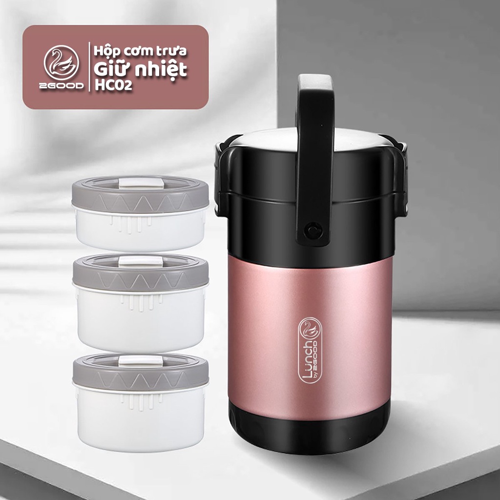 Hộp Cơm Giữ Nhiệt 2GOOD HC02 (2.0L) HÀNG CHÍNH HÃNG