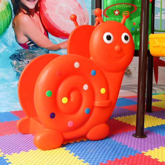 [HÀNG CHÍNH HÃNG] Cầu trượt liên hoàn trong nhà con Ếch S03NB189