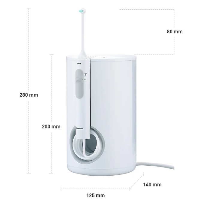 [HÀNG CHÍNH HÃNG] Máy tăm nước Panasonic EW1613W451- Công nghệ siêu âm – 10 mức điều chỉnh