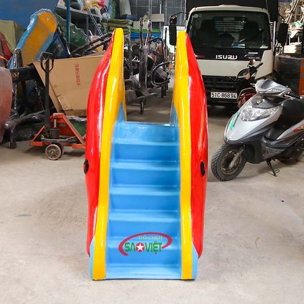 [HÀNG CHÍNH HÃNG] Cầu trượt nước cá heo cho bé S03V120