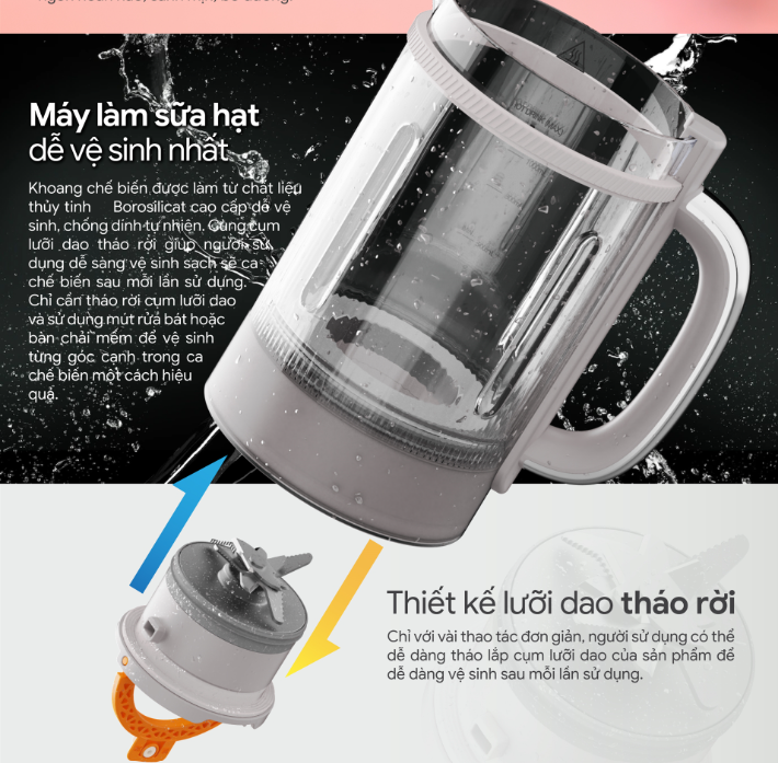 [GIẢM 40%] [HÀNG CHÍNH HÃNG] Máy Làm Sữa Hạt 2GOOD SONA 6 (1,8 Lít) / Nồi áp suất M2