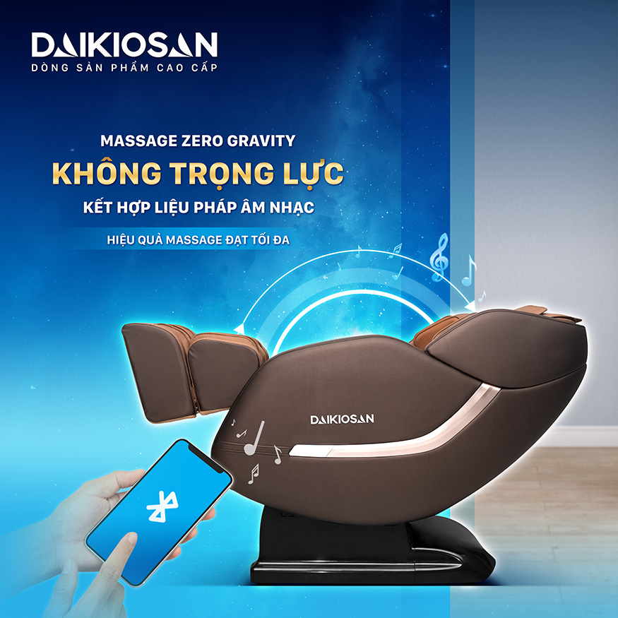 [HÀNG CHÍNH HÃNG] Ghế Massage Daikiosan DVGM-10002