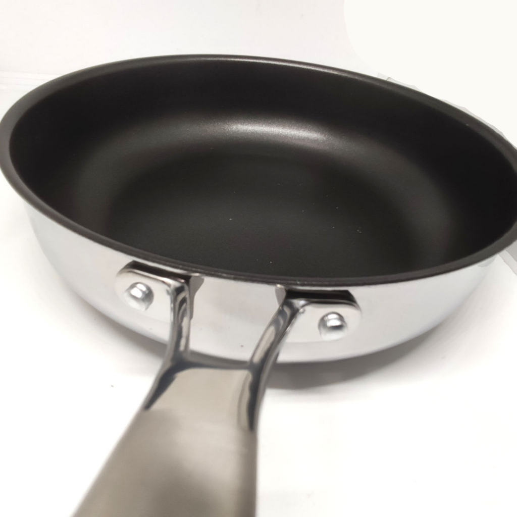 [HÀNG CHÍNH HÃNG] Chảo Chống Dính Inox 304 Thân Đúc Đáy Liền 5 Lớp Orkin Thái Lan OR24I Size 24cm-26CM