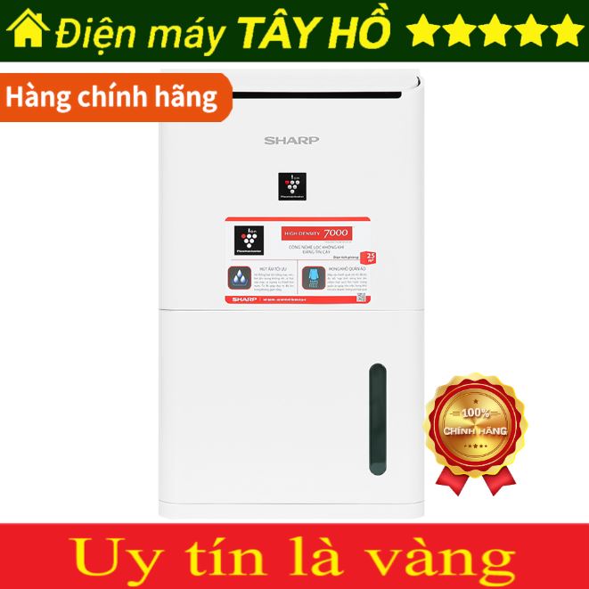 [CHÍNH HÃNG] Máy tạo ion và hút ẩm Sharp DW-D12A-W