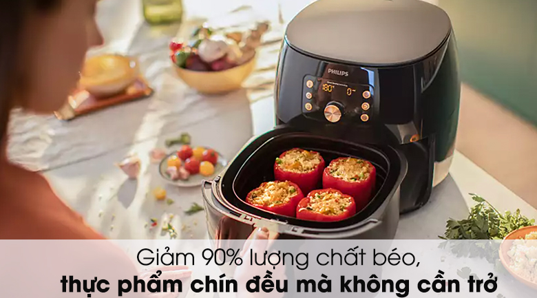 [CHÍNH HÃNG] Nồi chiên không dầu Philips HD9860