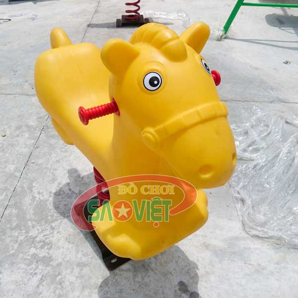 [HÀNG CHÍNH HÃNG] Con ngựa thú nhún lò xo cho bé chơi công viên S12N51