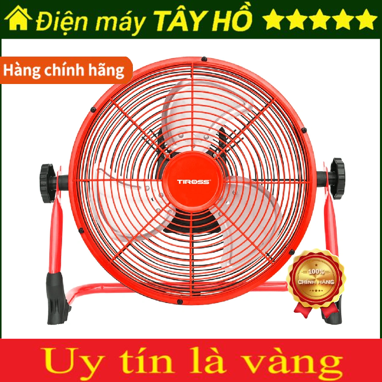 [HÀNG CHÍNH HÃNG] Quạt sạc tích điện Tiross TS9178 12 inch