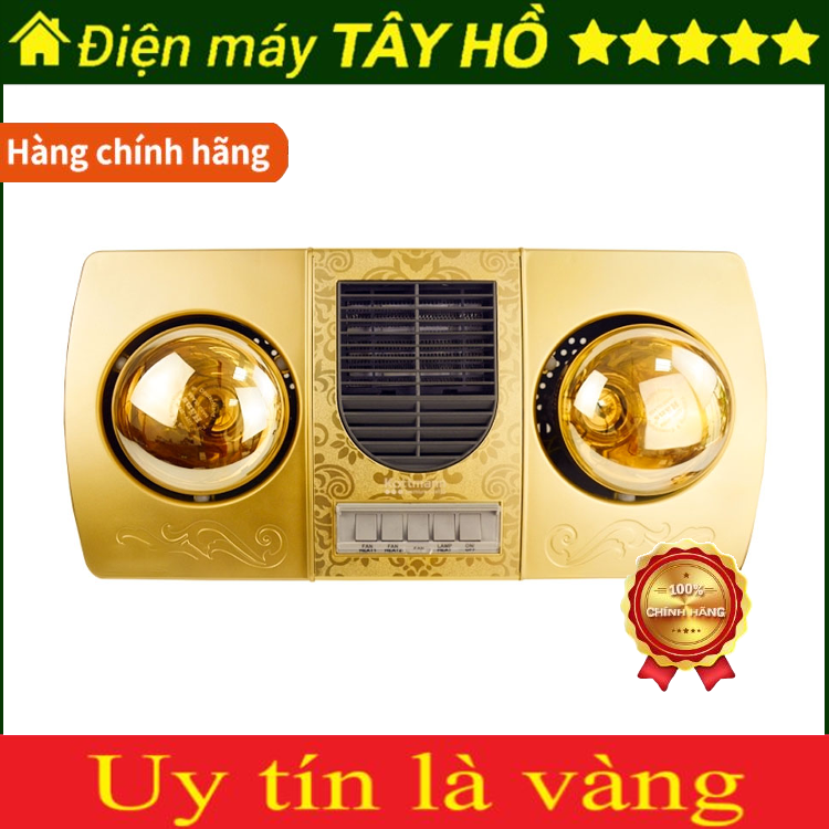 [HÀNG CHÍNH HÃNG] Bóng Đèn rời Nhà Tắm Kottmann K2B-G 2 Bóng Hồng Ngoại