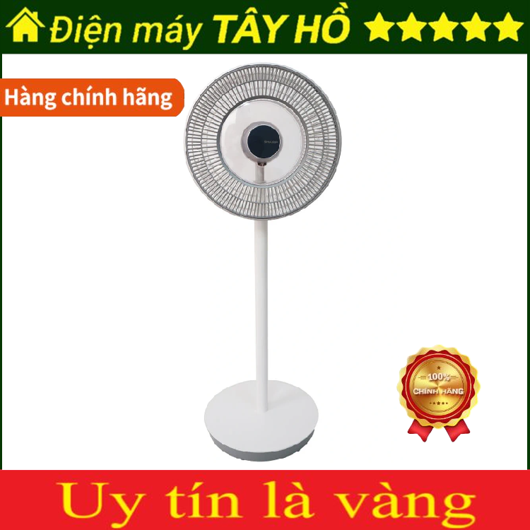 [HÀNG CHÍNH HÃNG] Quạt tuần hoàn Sharp 9 cánh PJ-CD404V-W 24W