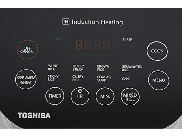 [HÀNG CHÍNH HÃNG] Nồi cơm điện cao tần Toshiba RC-18IP1PV - 1.8 lít