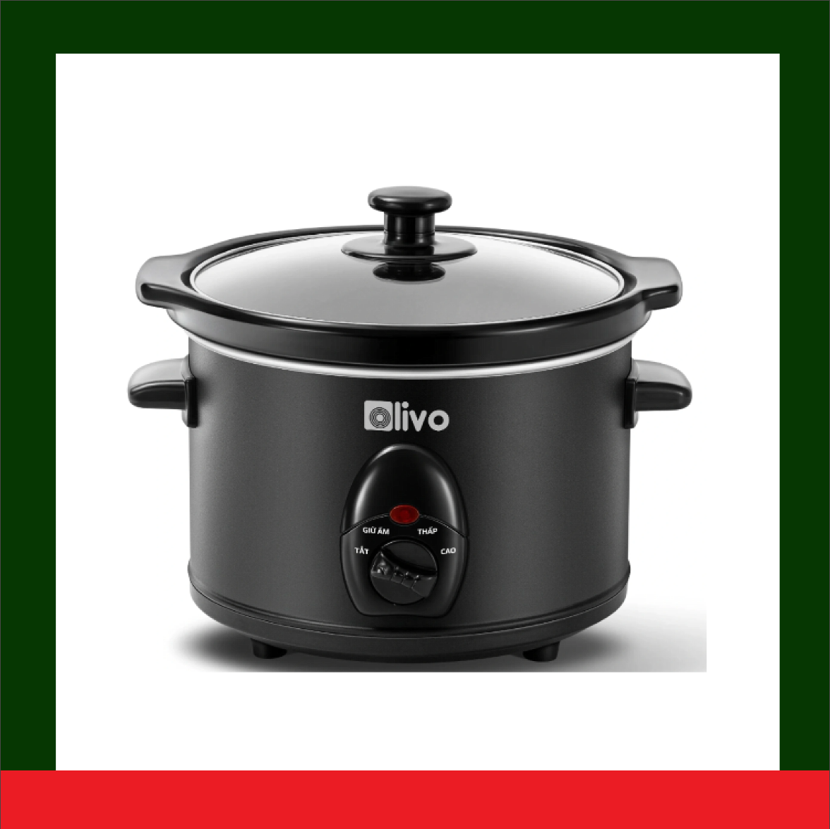[HÀNG CHÍNH HÃNG] Nồi nấu chậm Olivo SC25