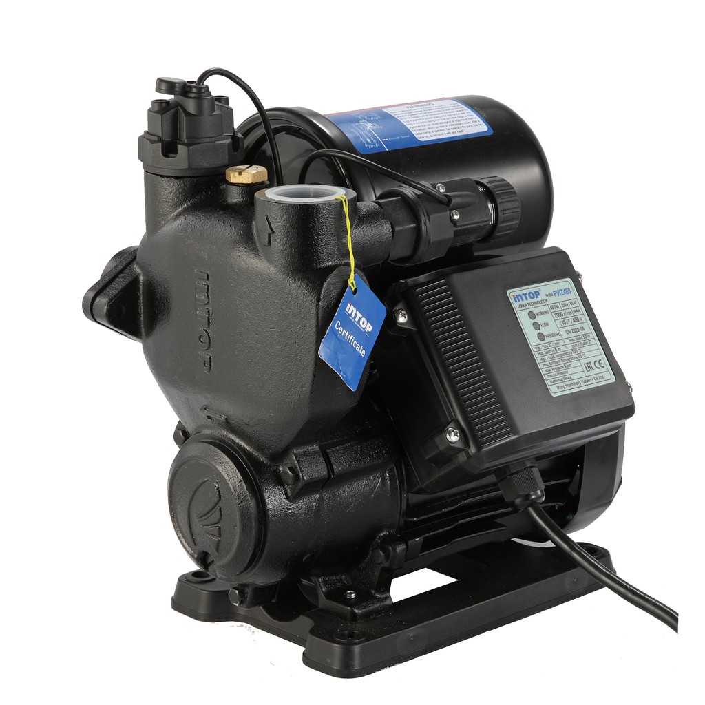 [HÀNG CHÍNH HÃNG] Máy Bơm Nước Tăng Áp Nước Nóng Thông Minh INTOP PWZ400 - 400W