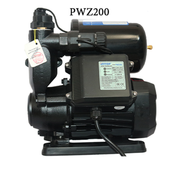 [GIẢM 30%][HÀNG CHÍNH HÃNG] Máy Bơm Nước Tăng Áp Nước Nóng Thông Minh INTOP PWZ200 - 200W