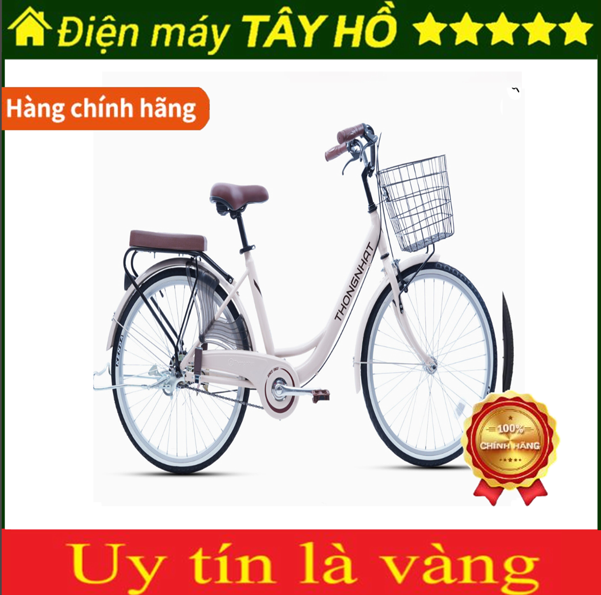 [HÀNG CHÍNH HÃNG] Xe đạp Thống Nhất LD 24-01_2023