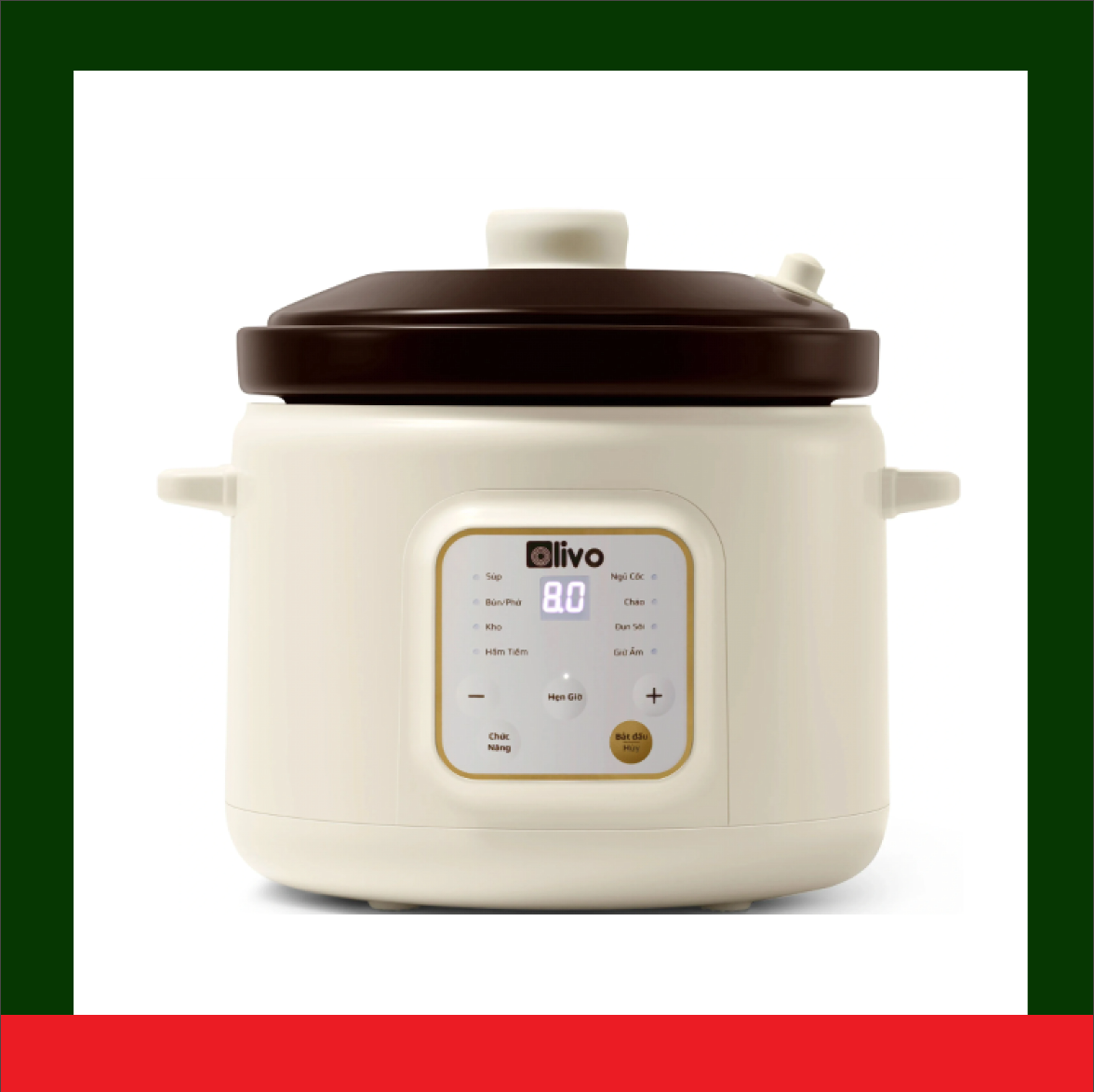 [HÀNG CHÍNH HÃNG] Nồi nấu chậm Olivo OSC30
