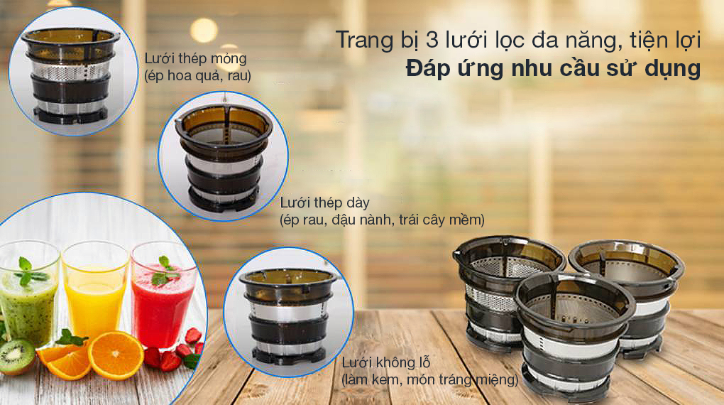 [HÀNG CHÍNH HÃNG] Máy ép chậm Kalite KL-598 (Xuất xứ Thái Lan) KL598