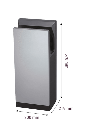 [HÀNG CHÍNH HÃNG] MÁY SẤY TAY SLIM MITSUBISHI JT-SB216JSH2-W-NE
