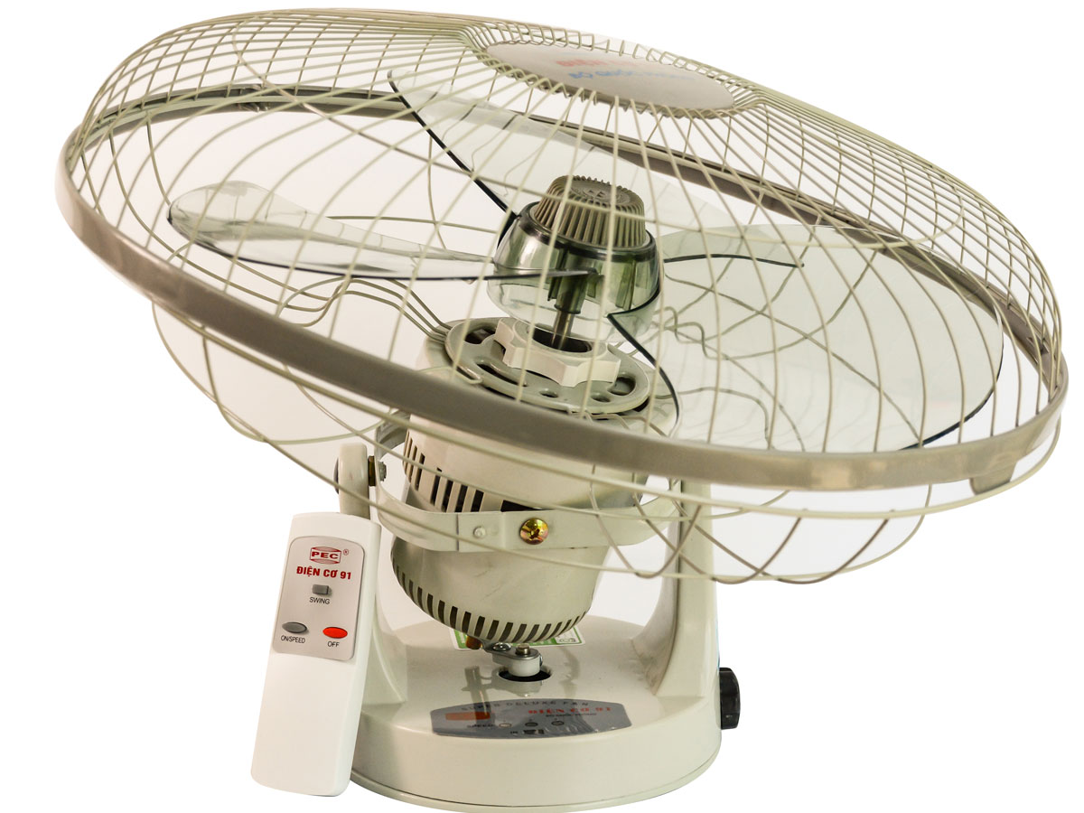 [HÀNG CHÍNH HÃNG] Quạt đảo trần QĐT-400ĐK (QĐT400ĐK) Hãng điện cơ 91 của Bộ Quốc Phòng (có Điều khiển)