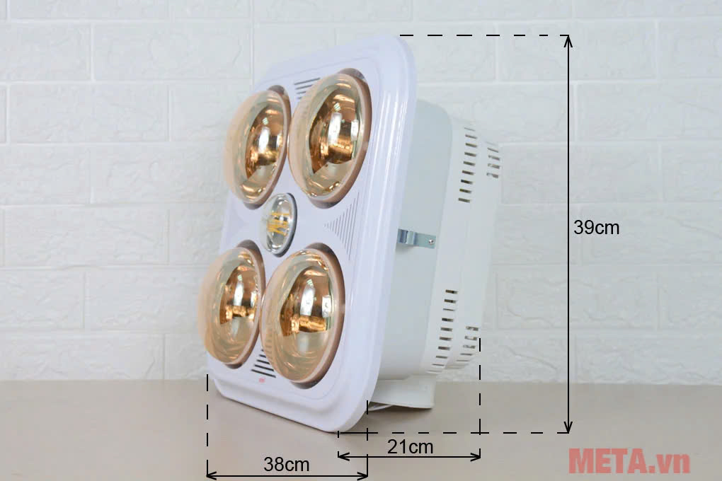 [HÀNG CHÍNH HÃNG] Đèn sưởi âm trần Braun BU04GR