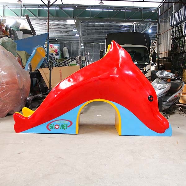 [HÀNG CHÍNH HÃNG] Cầu trượt nước cá heo cho bé S03V120