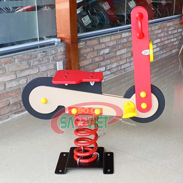 [HÀNG CHÍNH HÃNG] Thú nhún lò xo motor bằng nhựa PE cho bé S12N65