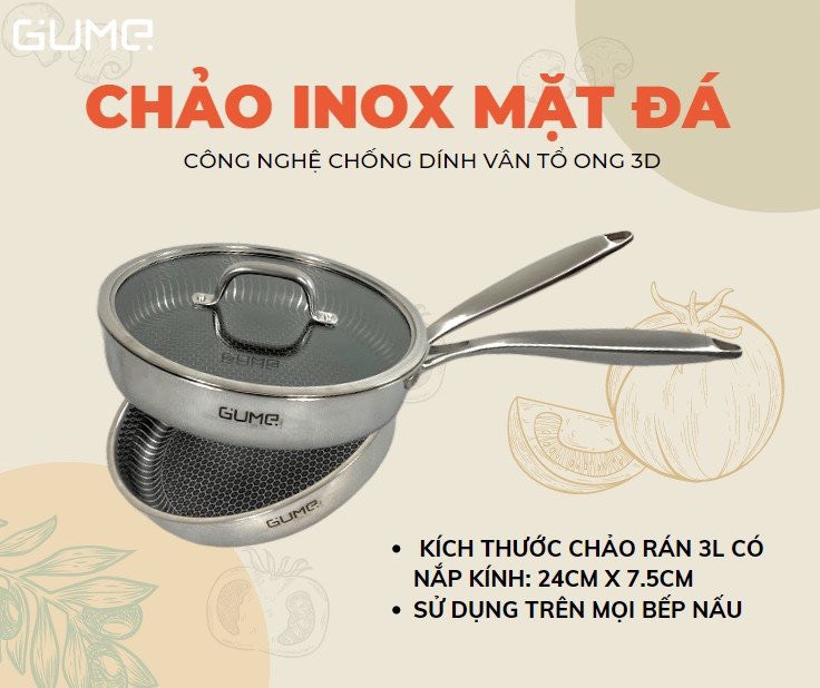 [HÀNG CHÍNH HÃNG] Bộ nồi cao cấp Hàn Quốc GUME 5 MÓN - Xuất xứ HÀN QUỐC
