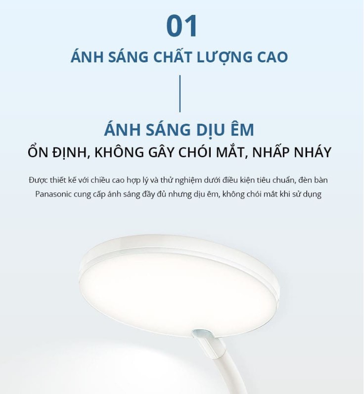 [ HÀNG CHÍNH HÃNG] Đèn Bàn Sạc Panasonic HHGLT0345L19 = HHGLT34519L19 xuất xứ thương hiệu Nhật Bản