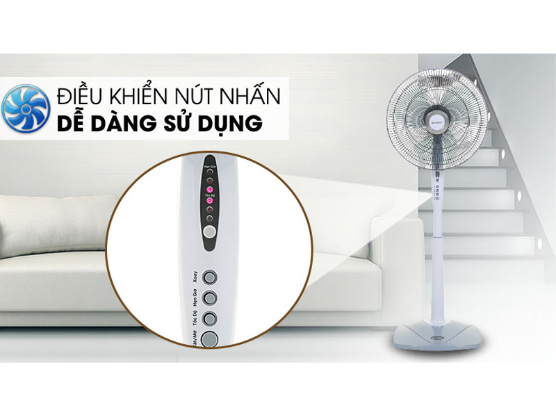 [HÀNG CHÍNH HÃNG] Quạt đứng Sharp PJ-S40RV-LG/DG/VH