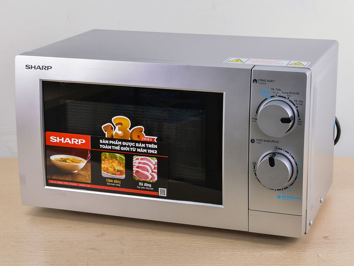 [HÀNG CHÍNH HÃNG] Lò vi sóng Sharp R-207VN-SL