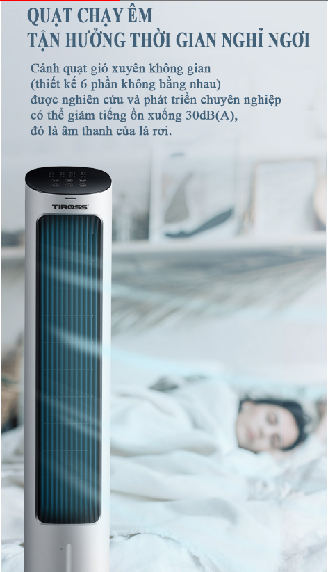 [HÀNG CHÍNH HÃNG] Quạt Tháp Hơi Nước Tiross TS9177
