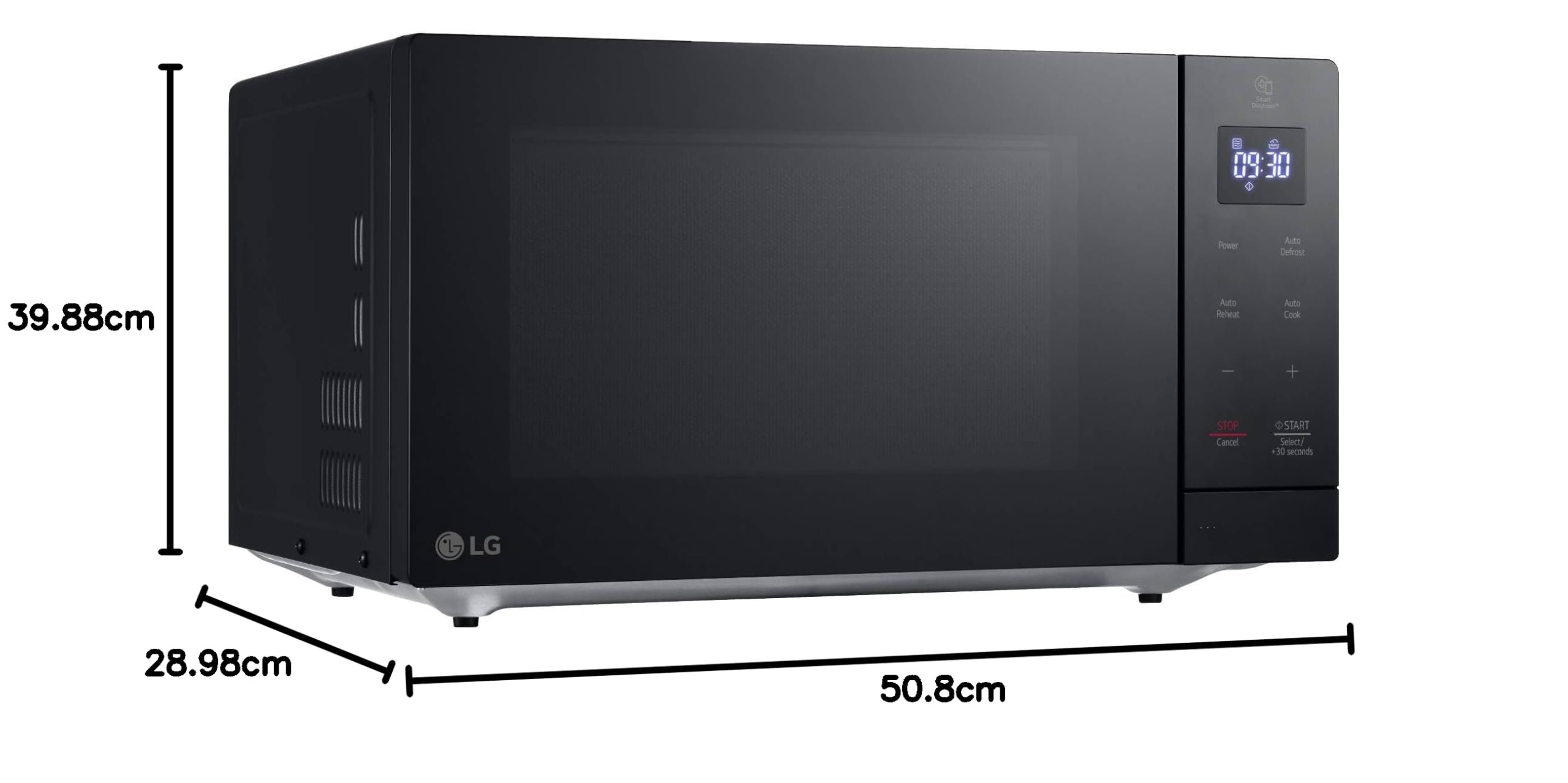 [HÀNG CHÍNH HÃNG] Lò Vi Sóng LG 30 Lít NeoChef™ MS3032JAS không nướng
