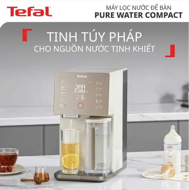 Máy lọc nước để bàn thông minh Tefal BR453AY0 / Tefal BR653BY0