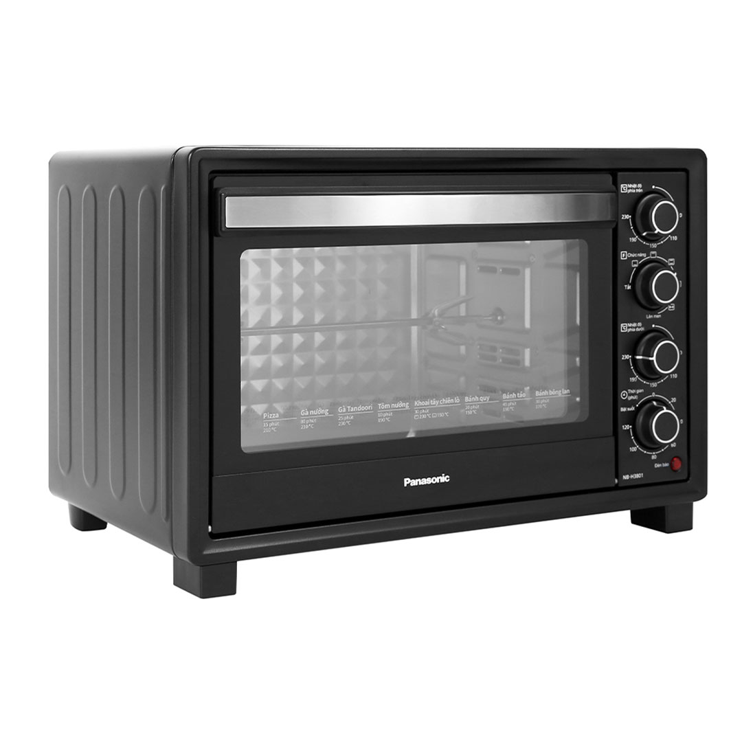 [HÀNG CHÍNH HÃNG] Lò nướng Panasonic NB-H3801KRA thay thế model cũ NB-H3800SRA