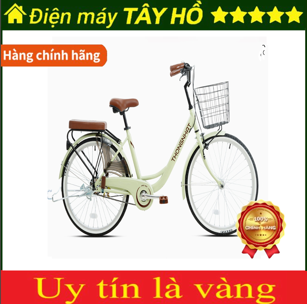 [HÀNG CHÍNH HÃNG] Xe đạp Thống Nhất LD 24-01_2023