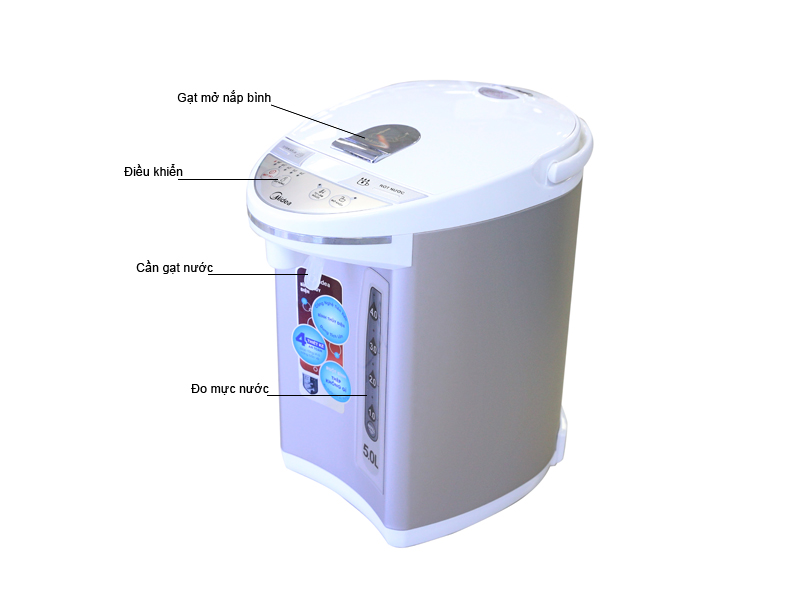 Bình thủy điện Midea MP-50DP 5 Lít