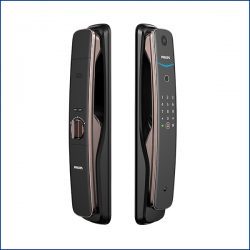[Hàng chĩnh hãng] Khóa cửa vân tay có camera Philips DDL702-1HWS