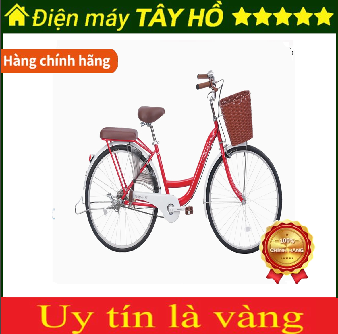[HÀNG CHÍNH HÃNG] Xe đạp Thống Nhất New 26