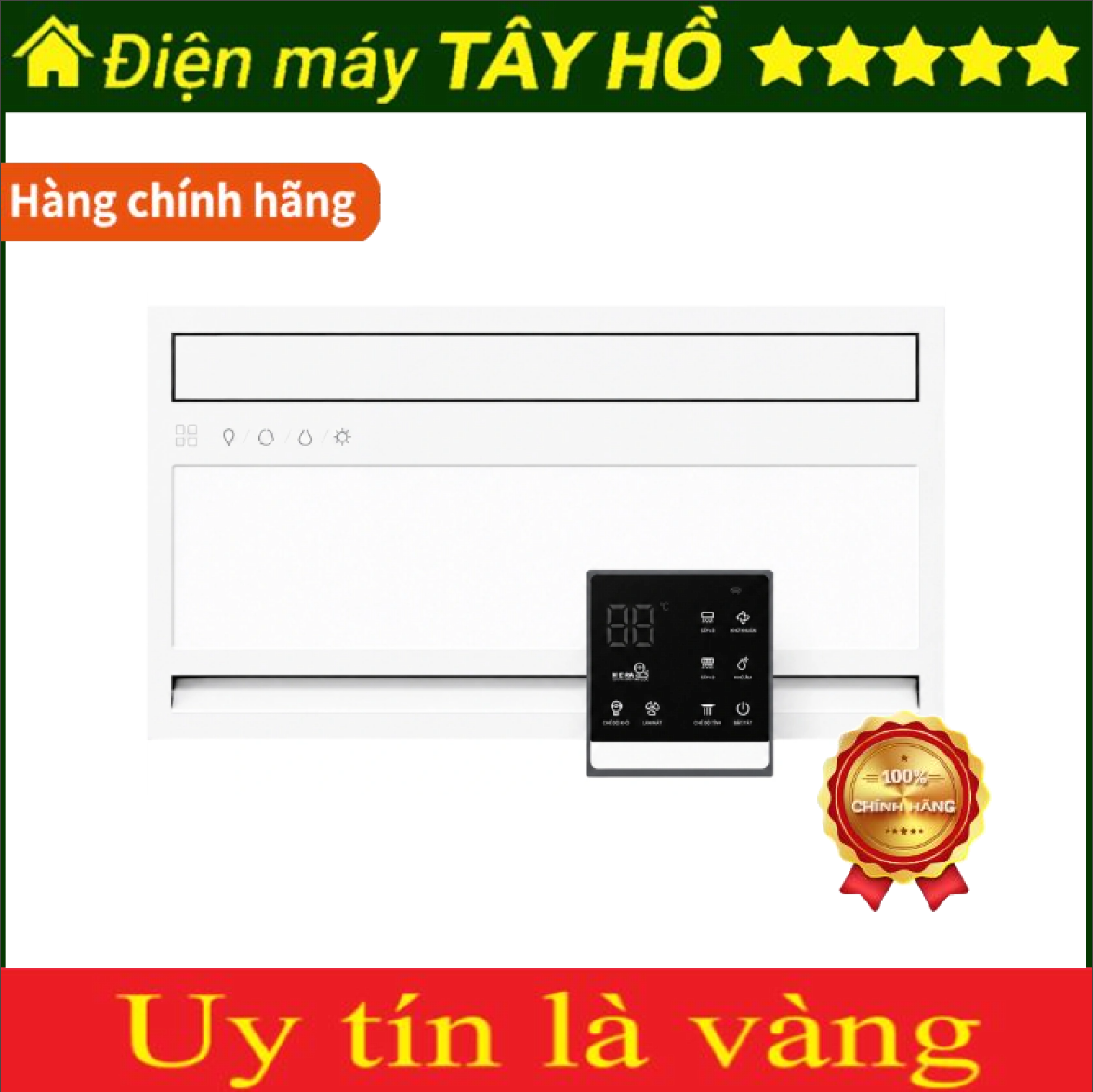 [HÀNG CHÍNH HÃNG] Máy sưởi âm trần Kohn Luxury K80G