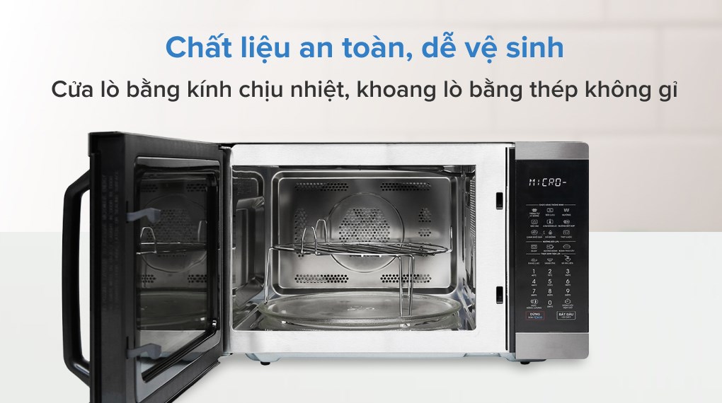 [HÀNG CHÍNH HÃNG] Lò vi sóng có nướng đối lưu Sharp R-C932XVN-BST