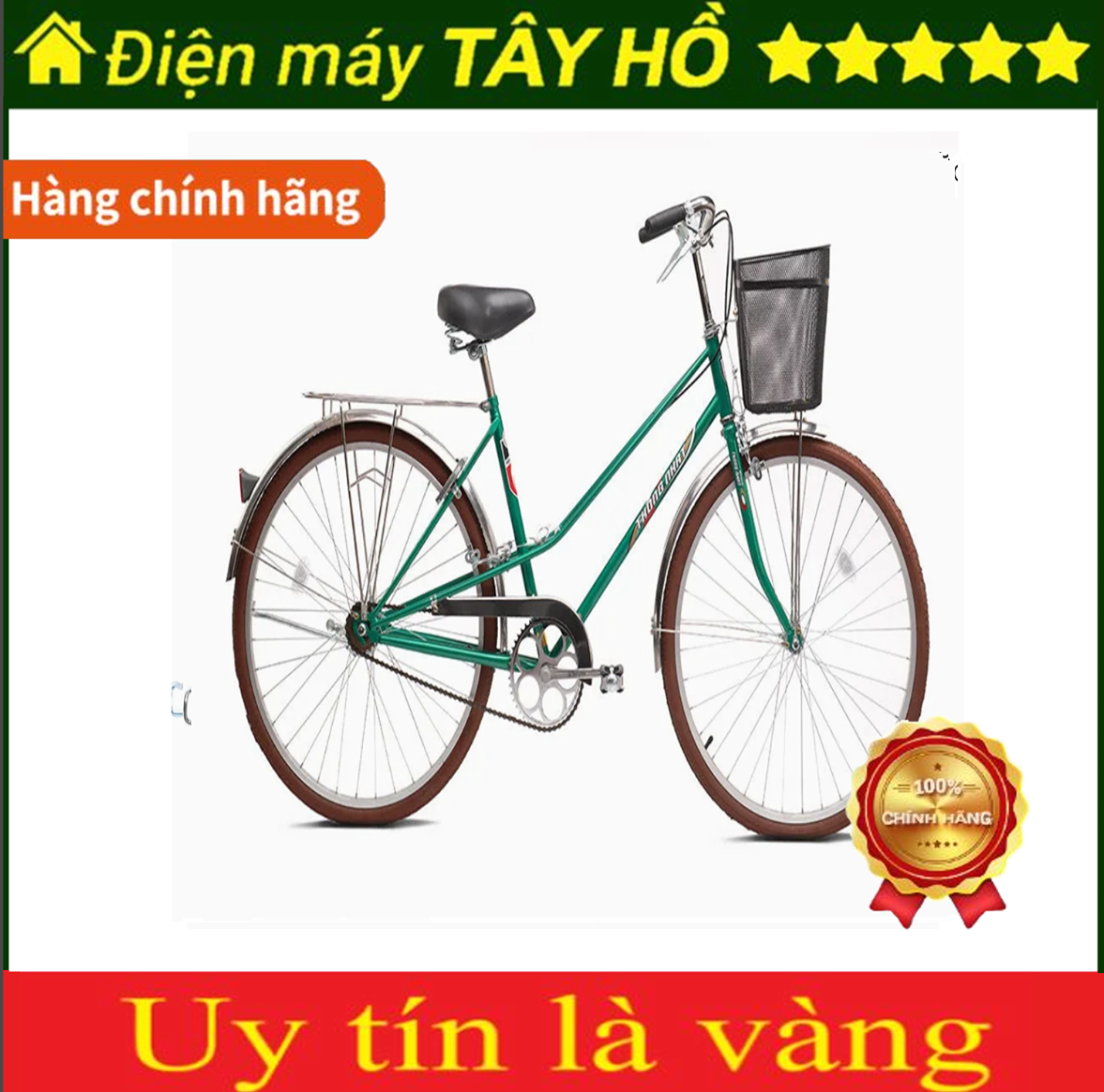[HÀNG CHÍNH HÃNG] Xe đạp Thống Nhất Nữ